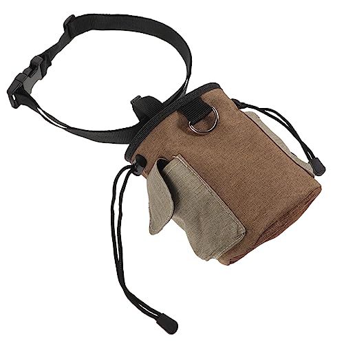 TOGEVAL Haustier Snack Packung Outdoor Futtertasche Hunde Leckerli Tasche Hundefutter Halter Haustier Leckerli Tasche Snack Halter Tragbarer Hunde Leckerli Halter Tragbare Hunde von TOGEVAL