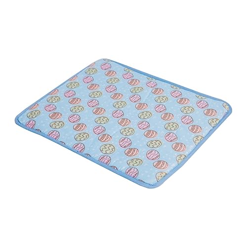 TOGEVAL Haustier kühle Unterlage haustierbett pet Bed kuhlmatten für Hunde katzenliege Sommerschlafmatte für Hunde Bodenbelag für Haustiere Schlafkissen für Haustiere Hundematte Stoff Blue TOGEVAL Haustier kühle Unterlage haustierbett pet Bed kuhlmatten für Hunde katzenliege Sommerschlafmatte für Hunde Bodenbelag für Haustiere Schlafkissen für Haustiere Hundematte Stoff Blue von TOGEVAL