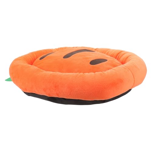 TOGEVAL Haustierbett pet Bed Dog beds katzenbett katzenschlafplätze katzenkissen Haustierkissen für zu Hause Cartoon-Hundebett entzückendes Hundebett Haustier-Cartoon-Bett Tuch Orange von TOGEVAL