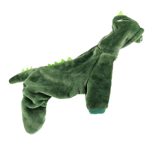 TOGEVAL Hundekleidung Bequeme Wärme Haustier-Dinosaurier-Kapuzenpullover Für Welpen Im Dinosaurier-Stil von TOGEVAL