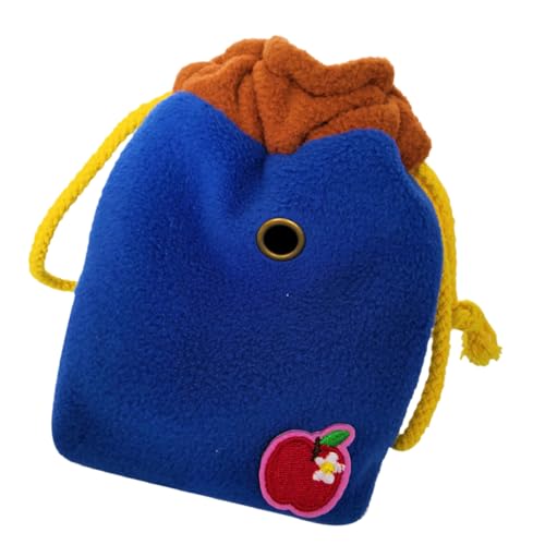 TOGEVAL Haustiertasche Schlafbett Für Hamster Tragetasche Für Haustiere Tragetasche Für Igel Handtasche Aufbewahrungstasche Reisetaschen Hamstertragetasche Hamster Winterbett Blue von TOGEVAL