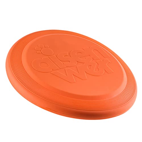 TOGEVAL Hunde- Interactive Dog Toys Dog chew Toy Dogs Toys Hunde Spielzeug Pet Training Flugscheibe multifunktionale Flugscheibe Heimtierbedarf Interaktive Welpen-Disc TPU Orange von TOGEVAL