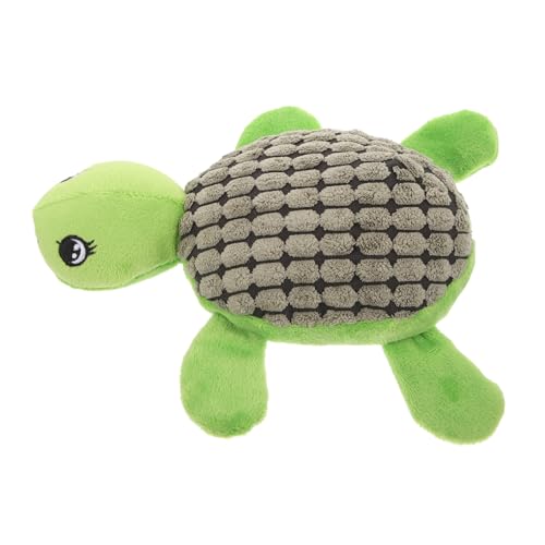 TOGEVAL Dog Toys Interaktives Üschspielzeug Für Quietschende Schildkröte Für Welpen Kauspielzeug Für Haustiere Cartoon Für Kleine von TOGEVAL