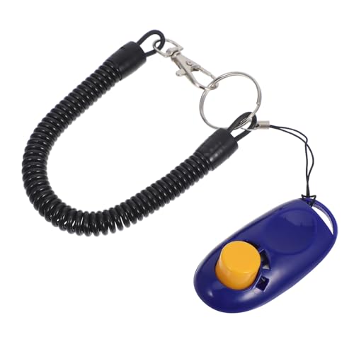 TOGEVAL Hunde-welpen-Haustier-clicker-Sound-schlüsselanhänger-Clip, Haustier-Trainings-Sound-clicker Mit Handschlaufe Für Katzen, Welpen, Vögel, Pferde, Verhaltenstraining von TOGEVAL