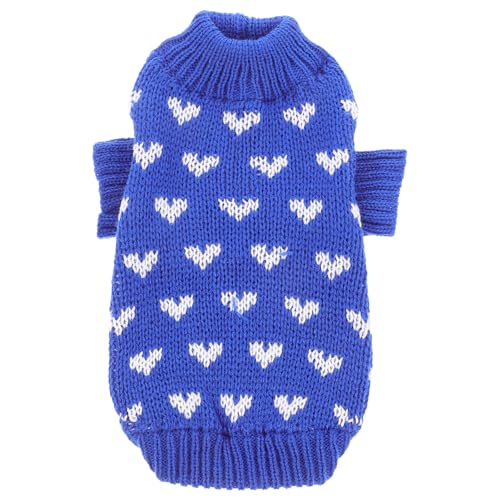 TOGEVAL Hunde Kleidung Hundepullover Heimtierbedarf Hundekleidung Winter Bezaubernder Haustierpullover Welpenweste Deko Winterpullover Für Welpen Warme Haustierkleidung Bequeme Hundekleidung Hund von TOGEVAL