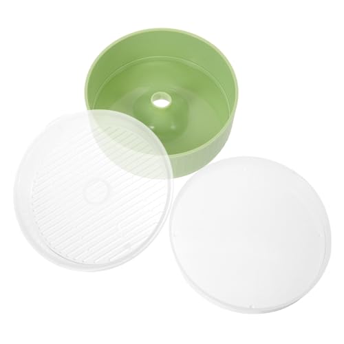 TOGEVAL Kasten Pflanzkasten Für Katzengras Katzenminze Hydroponische Katzenpflanze Kreativer Katzengraspflanzer Katzenpflanze Für Haustier Gärtnerei Für Katzengras Plastik Light Green von TOGEVAL