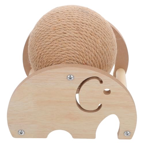 TOGEVAL Katze Kratzball mit Ständer aus Sisal Stabiler Kratzbaum für Katzen Multifunktionales zum Kratzen Klettern und Schützt Möbel und Fördert Gesunde Krallen für Kleine Katzen TOGEVAL Katze Kratzball mit Ständer aus Sisal Stabiler Kratzbaum für Katzen Multifunktionales zum Kratzen Klettern und Schützt Möbel und Fördert Gesunde Krallen für Kleine Katzen von TOGEVAL