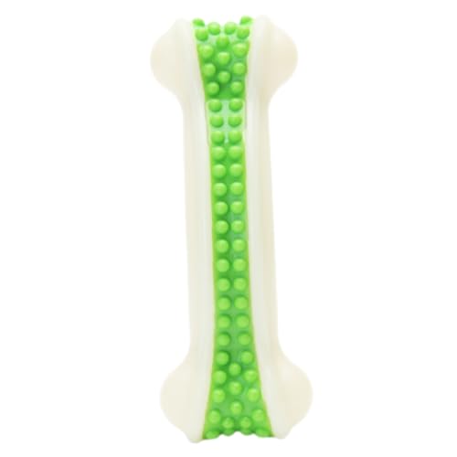 TOGEVAL Kauspielzeug Für Hunde Kleines Hundespielzeug Kauknochen Eines Tieres Kaninchenspielzeug Für Hasen Hundespielzeug Für Aggressive Kauer Hasenspielzeug Hund Kaut Nylon Light Green von TOGEVAL