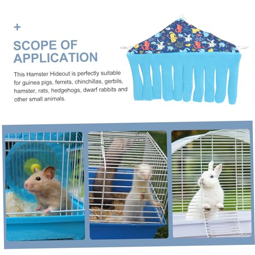 TOGEVAL Kleintier Eckversteck Dekorativem Tassel Design Installieren als Schlaf Spielplatz für Meerschweinchen Kaninchen Ratten und Andere Kleine Haustiere im Käfig TOGEVAL Kleintier Eckversteck Dekorativem Tassel Design Installieren als Schlaf Spielplatz für Meerschweinchen Kaninchen Ratten und Andere Kleine Haustiere im Käfig von TOGEVAL
