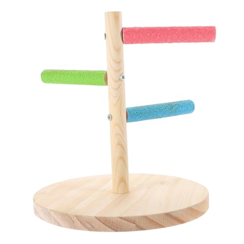 TOGEVAL Leiter Papagei Hamster Schnabel Mühle Pfoten Trimmer Halterung Bird Ladder Bridge Leiter Klettern Toy Office Vogel Papageien Spielzeug Tisch Bird Bird Training Rack Indoor von TOGEVAL