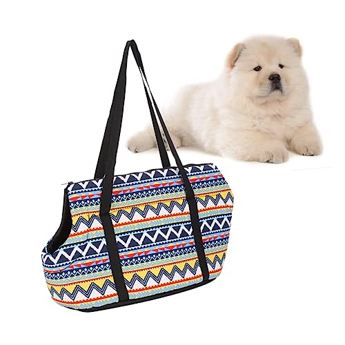 TOGEVAL Stylische Hundetragetasche Für Unterwegs Pet Sling Carrier Bag Tragbare Schultertasche Für Kleine Hunde Ideal Für Reisen Und Ausflüge Größe S Vielseitig Und Bequem von TOGEVAL