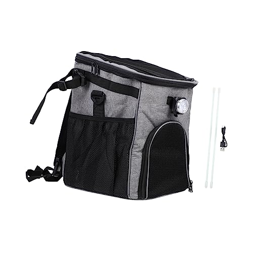 TOGEVAL Hundetragetasche Multifunktionale Haustier Fahrradtasche Für Atmungsaktive Transporttasche Für Outdoor Aktivitäten Abnehmbar Und Tragbar Ideal Für Mountainbikes Hundeautositz von TOGEVAL