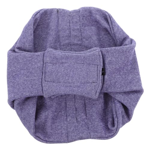 TOGEVAL Ohrenschützer Für Hundehalsbänder Hundeohr-gamasche Gehörschutz Für Den Kopf Eines Hundes Kopfschutz Für Hunde Kopfwärmer Für Hunde Hunde-Winterschal Hundeohrhaube Violet Polyester von TOGEVAL