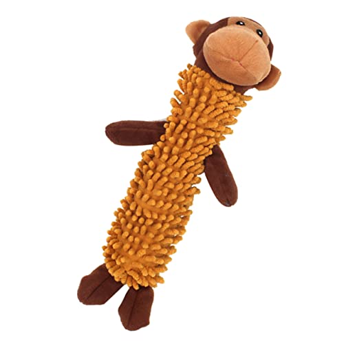 TOGEVAL Plüschtiere für Haustiere Spielzeug zur Verhaltenshilfe für Hunde Hund quietscht Kuscheltier für Hunde Interactive Dog Toys Hundebissspielzeug Kauspielzeug für Hunde Coffee von TOGEVAL