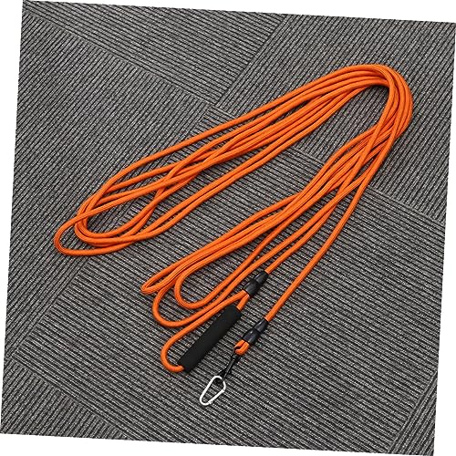 TOGEVAL Hunde Trainingsleine Orange 10mm Strapazierfähiges Zugseil Für Hunde Perfekt Für Outdoor Aktivitäten Und Effektives Training Geeignet Für Mittelgroße Hunde von TOGEVAL