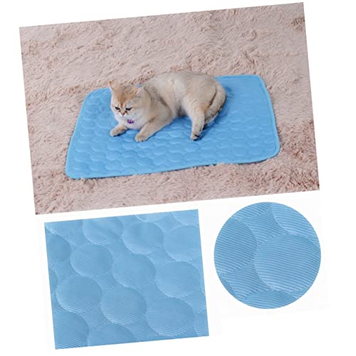 TOGEVAL Kühlkissen Für Haustiere Decke Matte 70 X 55 cm Kühlmatte Für Haustiere Für Hunde Und Katzen Ruhekissen Aus Weichem Material von TOGEVAL