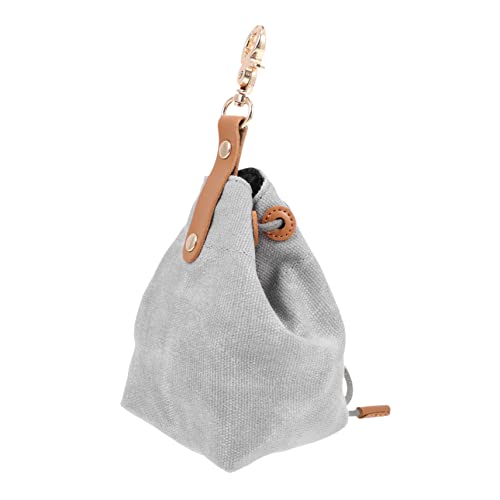 TOGEVAL Hunde Snackbeutel Aus Strapazierfähigem Canvas Tragbare Futtertasche Für Leckerlis Multifunktionale Hunde Gassi Tasche Perfekt Für Unterwegs Und Beim Training von TOGEVAL