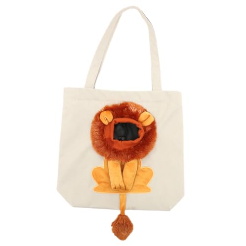 TOGEVAL Umhängetasche Katzentragetasche Kätzchenträger Cartoon-Tragetasche für Haustiere tiertransporttasche pet Supplies die Einkaufstasche Reisetaschen Sling-Katzentasche Reiseträger von TOGEVAL