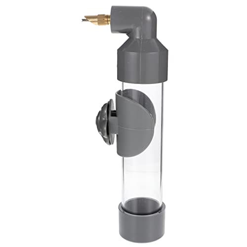 TOGEVAL Vogeltrinker Wasserspender Für Wildvögel Vogeltränke Für Käfig Wasserzufuhr Wasserspender Für Nymphensittiche Futterstelle Für Kaninchen Futterspender Für Sittiche PVC Grey von TOGEVAL