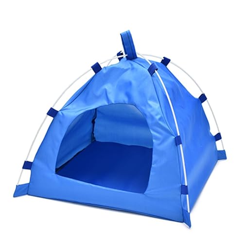 TOGEVAL Hunde-/katzenzelt Oxford-gewebe Kompakt Einfach Aufzubauen Tragbares Bett Für Outdoor-Abenteuer 40 X 40 X 35 cm von TOGEVAL