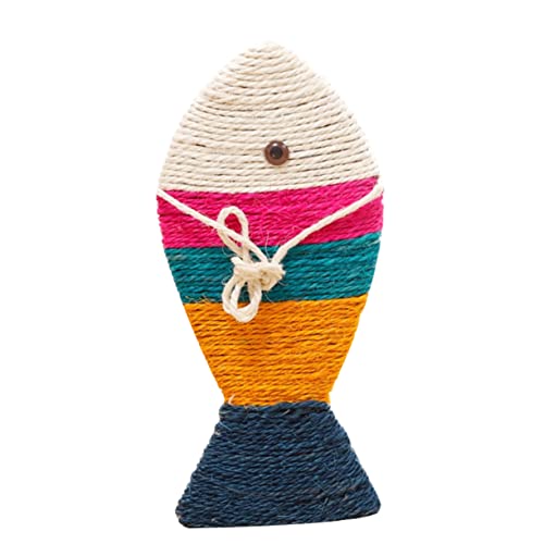 TOGEVAL kratzbaum für Katzen Kätzchenkratzer Katzenspielzeug mit Katzenminze Katze kratzmatte katzenkratzmatte kratzmatte für Katzen Sisal-Kratzunterlage Haustierunterlage Karton Colorful von TOGEVAL