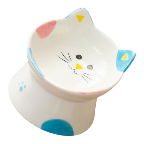 TOGEVAL pet Feeder pet Bowl katzennapf personalisiert katzenschalen näpfe Katzen katzennäpfe Hundenapf aus Keramik Fressnapf aus Keramik Boden hundenapf entzückender Futternapf Hundebedarf von TOGEVAL