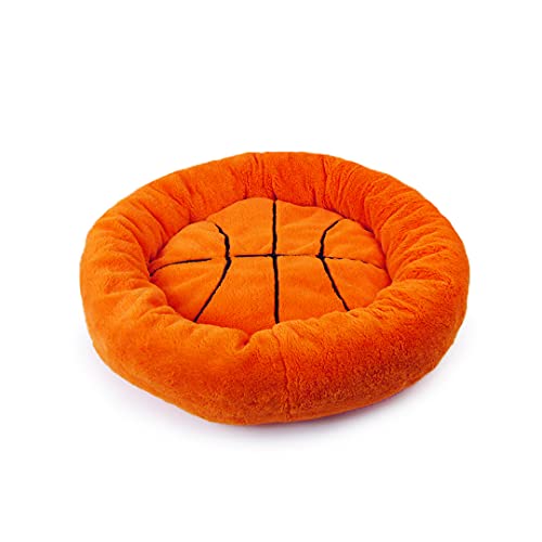 TONBO Weiches Plüsch-Basketballbett, klein, niedlich und gemütlich, geeignet für Waschmaschine und Trockner (Basketball) von TONBO