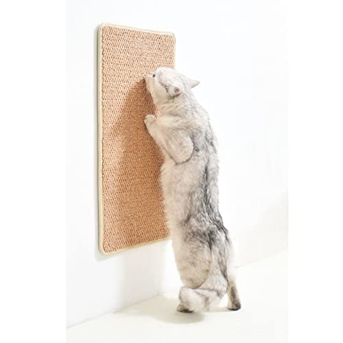An der Wand befestigtes Katzenspielzeug, Katzenkratzer aus Karton, langlebig und langlebig. Schutz von Möbeln (Size : 20 * 45cm) von TONGDY