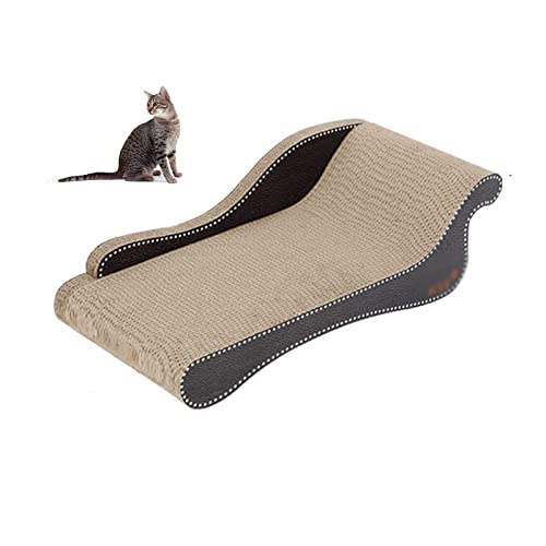 Katzenkratzer, modernes Katzensofa for den Innenbereich, langlebiger Kratzbaum aus Wellpappe, for die meisten Katzen (Size : 65 * 35 * 18cm) von TONGDY