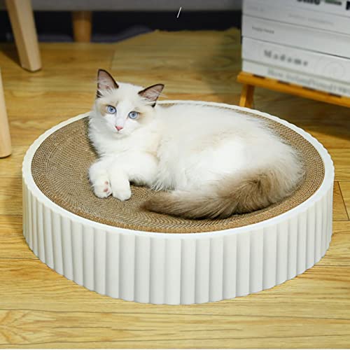 Katzenkratzer aus Wellpappe, Lounge-Katzenbetten, abnehmbare Katzenkratzbox, langlebiger Schaber, for die meisten Katzen (Size : 46 * 46 * 10cm) von TONGDY