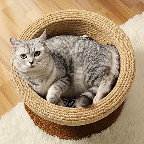 Katzennest mit Struktur, Katzenkratzsofa, rutschfest, Tragfähigkeit 4,5 kg, for draußen/innen von TONGDY