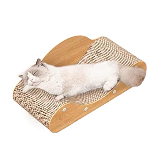 Scratcher Pet Toy, Indoor Cat Scratcher, Cat Scratch Pad, Interaktives Katzensofa, Wellpappe von TONGDY