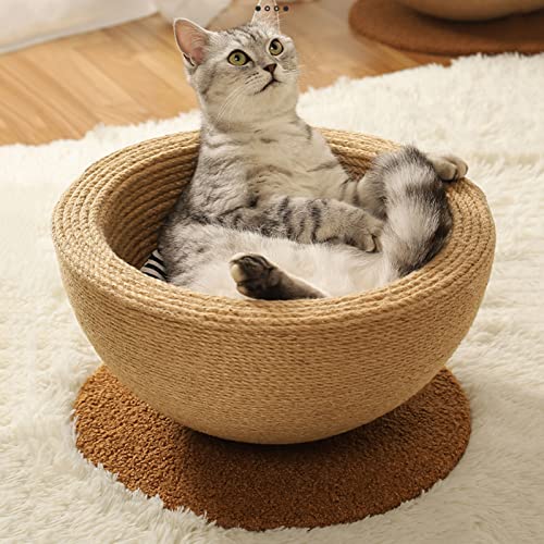 Sisal-Katzenspielzeug, Katzenkratzer for den Innenbereich aus Karton, langlebig und langlebig, for große Katzen von TONGDY