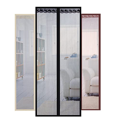 Magnetische Fliegengitter für Türen, benutzerdefinierte Anti-Mückengitter Tür Heavy Duty Screen Door Mesh Patio Balkon Tür Screen Vorhang mit Vollrahmenband von TONGha