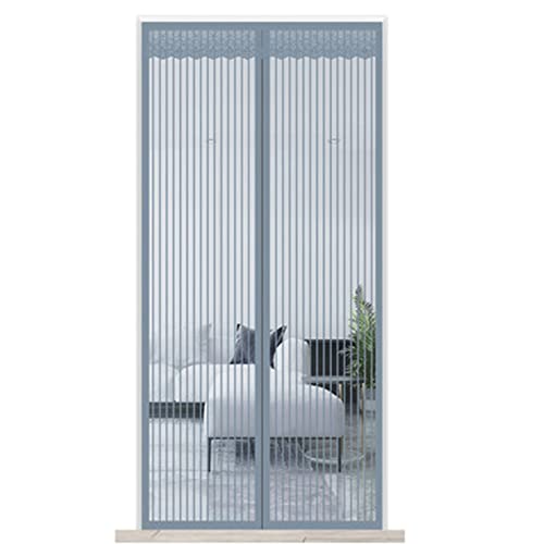 TONGha Benutzerdefinierte magnetische Fliege Tür Bildschirm Langlebige Mesh Anti-Reiß-Vorhang Tür Netz selbstklebende Tür Mesh für Terrasse Balkon von TONGha