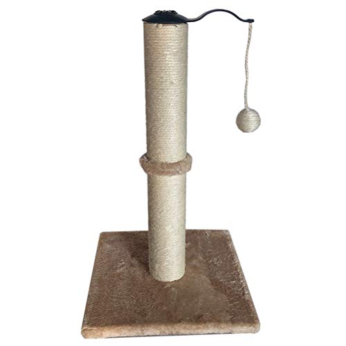 TONPOP Cat Grab Stand Abnehmbarer Cat Claw Plate Grinder Sisal Cat Tree Column Cat Toys Klettergerüst Mouse Cat Scratcher Pet Products (Color : Blue) (Brown) von TONPOP