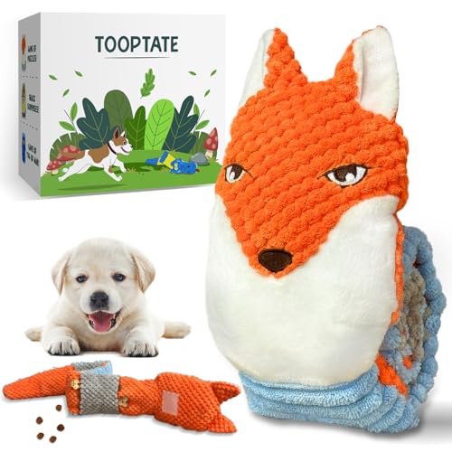 TOOPTATE Puppy Toys - Interaktives Hundespielzeug, um sie zu beschäftigen, Hunde-Puzzle-Spielzeug für geistige Stimulation, quietschendes Hundespielzeug für Welpen, kleine und mittelgroße Hunde von TOOPTATE