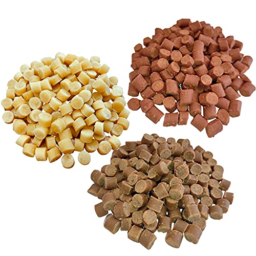 Top Dog Kartoffel-Softies - 3X 200g im Beutel - Verschiedene Sorten - Trainingssnack für Hunde (3er Set - Ente, Lachs, Käse) von TOP DOG Heimtiernahrungs GmbH