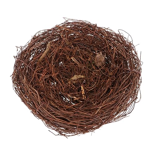 TOPBATHY Künstliche Eier Vogelnester Nest Der Wintervögel Osternest Aus Rattan Ostereier-Ornamente Ostergarten Dekor Outdoor-dekor Wo Hölzern Draussen Künstlicher AST von TOPBATHY