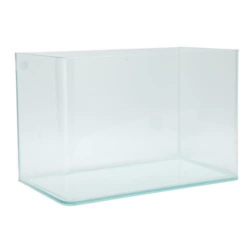 TOPINCN Aquarium, Hochglanzpolierte Kanten, Transparenter Desktop-Aquarium-Safe für Wohnzimmer (61 x 15 x 21 cm) von TOPINCN