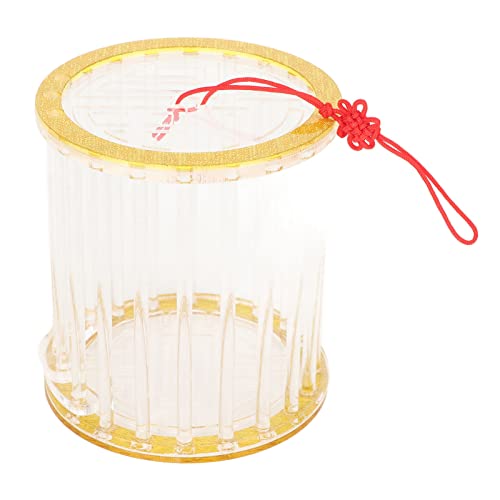 TOPINCN Critter Bug Cage, Acryl Safe Educational Lightweight Circular Bug Cage Interessant Robust für Kleine Haustiere (Einzelnes Gitter) von TOPINCN