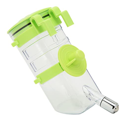 Hängender Wasserflaschenspender, Haustier-Wasserspender, Auslaufsicheres Trinkwerkzeug für Welpen (Grün) von TOPINCN