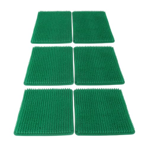 TOPINCN 6 Stück Hühnernest Pads, PE Dichtung, Dichtungsdichtung, Grasimitat Stil für Eier, Hühnerställe, Käfige (Green) von TOPINCN