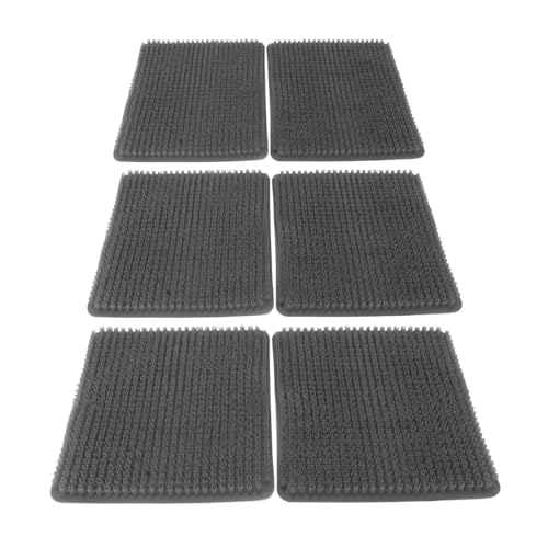 TOPINCN 6 Stück Hühnernest Pads, PE Dichtung, Dichtungsdichtung, Grasimitat Stil für Eier, Hühnerställe, Käfige (Grey) von TOPINCN