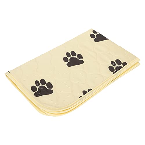 TOPINCN Puppy Pee Pad, High Density Edge Wrapping Universelle, Hautfreundliche, Saugfähige, wasserdichte, Waschbare Haustier-Trainingspads für Haustiere für Katzen (Beige) von TOPINCN