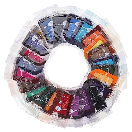 TOPPERFUN 24 Tie-Dye-Epoxidharz-Pigment-Ornament-Sets Professionelles Tie-Dye-Kostüm Für Erwachsene Tie-Dye-Set Bulk-Batik-Set Für Hemden Kleidung Tie-Dye-Pigment Tie-Dye-Farben Für von TOPPERFUN