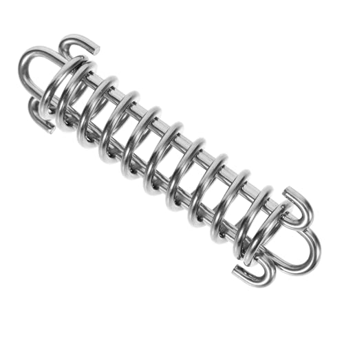 TOPPERFUN Hochleistungsfeder Trainingsleine Haustier Hundeleine einziehbar Hundeseile Hundeleinenpuffer Hundeleinenfederung Zubehör für Hundeleinen Spannungsfeder Rostfreier Stahl Silver TOPPERFUN Hochleistungsfeder Trainingsleine Haustier Hundeleine einziehbar Hundeseile Hundeleinenpuffer Hundeleinenfederung Zubehör für Hundeleinen Spannungsfeder Rostfreier Stahl Silver von TOPPERFUN