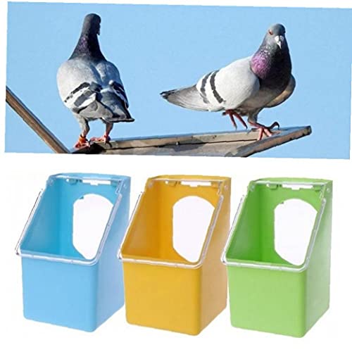 3 Stücke Kunststoff Tauben Wassereinzug Papagei Hanging Trinker Topf Vogel Käfig Wasserspender Lebensmittel Container Budgie Cockatiel Pet Feeder Supplies von TOSSPER