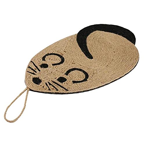 Katze Kratzmatte Natürliche Sisal Katze Kratzer Pad Hängen Katze Scratcher Board Maus Katze Claws Pflege Spielzeug Rutschfeste Katze Kratzende Teppich Schlaf Pad Für Katze Schleifklauen Schützen Möbel von TOSSPER