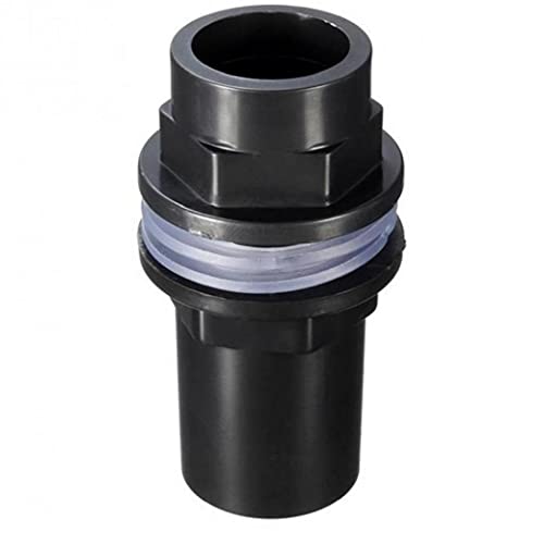 TOSSPER 1pc Gerades Rohr Rohrfitting-anschluss 20mm Schwarz PVC Wasserdicht Rohrverbinder Aquarium Aquarium-zubehör von TOSSPER